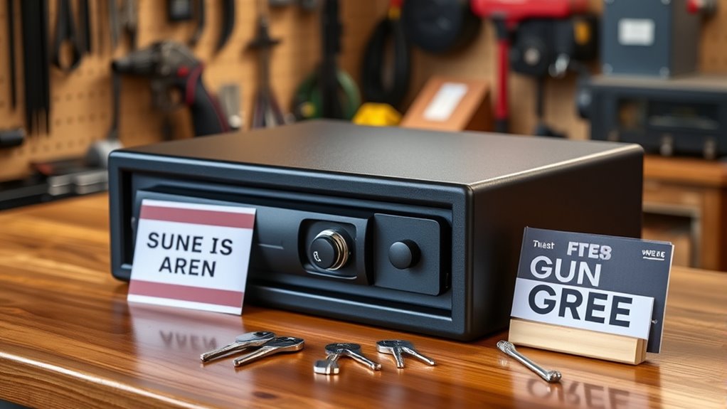 acquire a complimentary gun safe