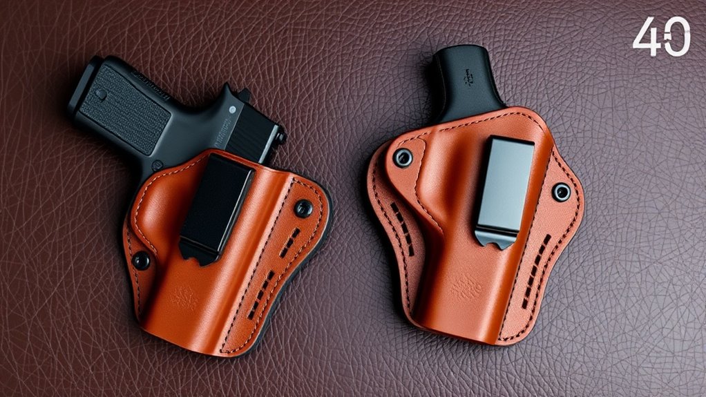 canted versus straight holsters