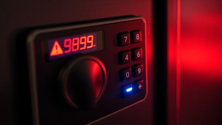 diagnosing gun safe beeping