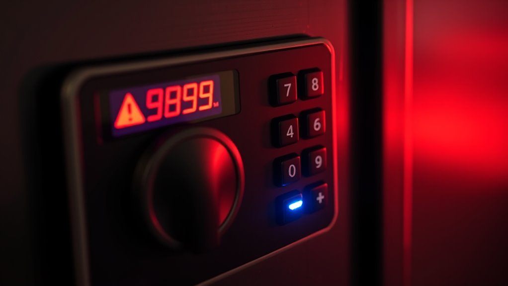 diagnosing gun safe beeping