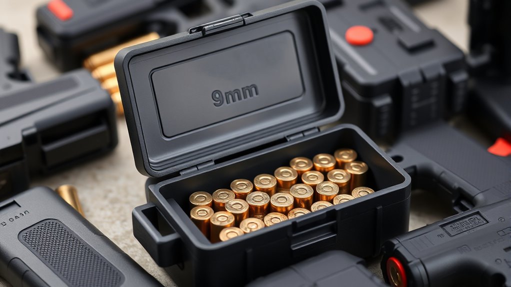 Affordable 9mm Ammo Box Options: How Much? 2 durable secure organized storage