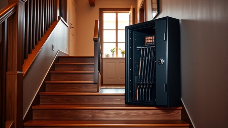 gun safe upstairs allowed