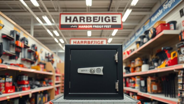 harbor freight gun safes available
