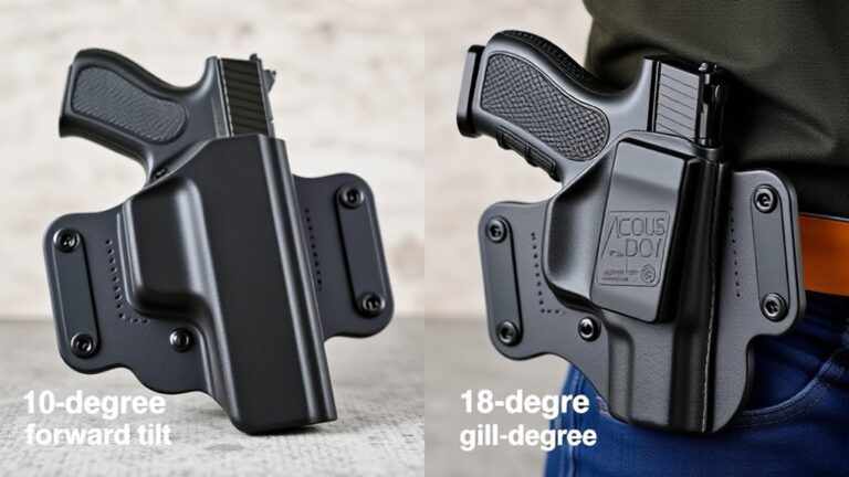 holster angle variations explained