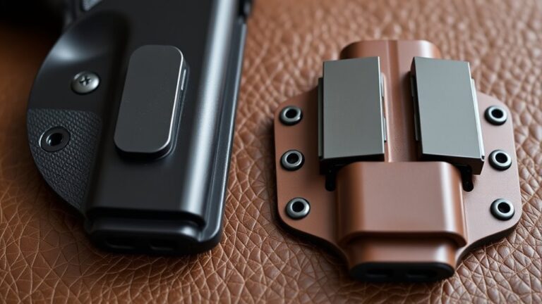 holster engagement methods compared