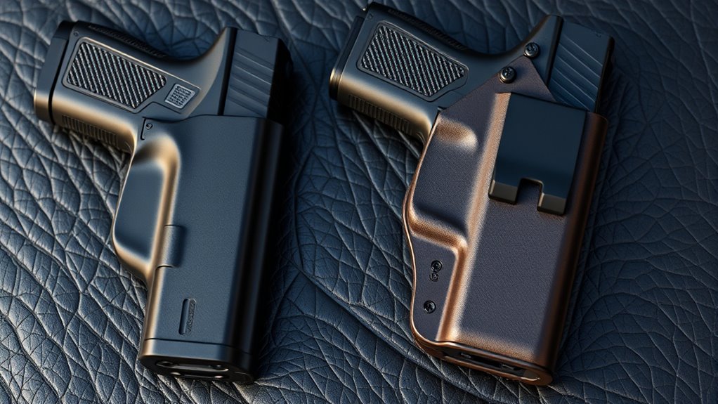 Dara Holster vs. Safariland: 10 Key Differences 2 lightweight vs heavy duty holsters