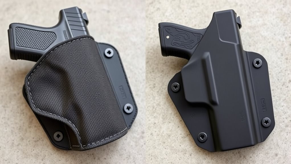 Nylon Vs Kydex Holster: 7 Key Differences 2 material differences durability and comfort