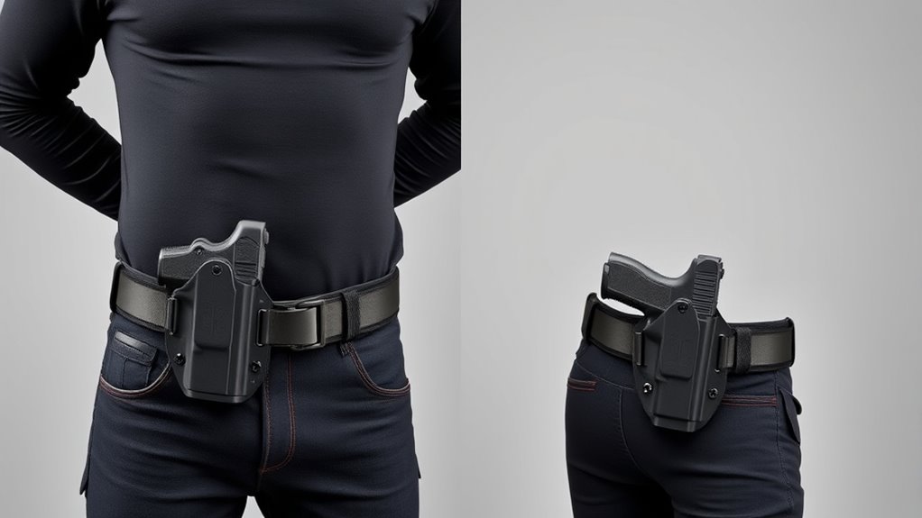 mid vs low holsters