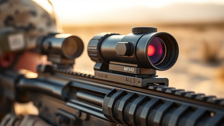military red dot sights