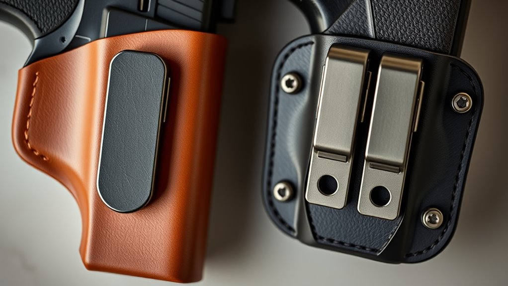 7 Key Differences Between Single Click and Double Clip IWB Holsters 2 minimalist single clip design