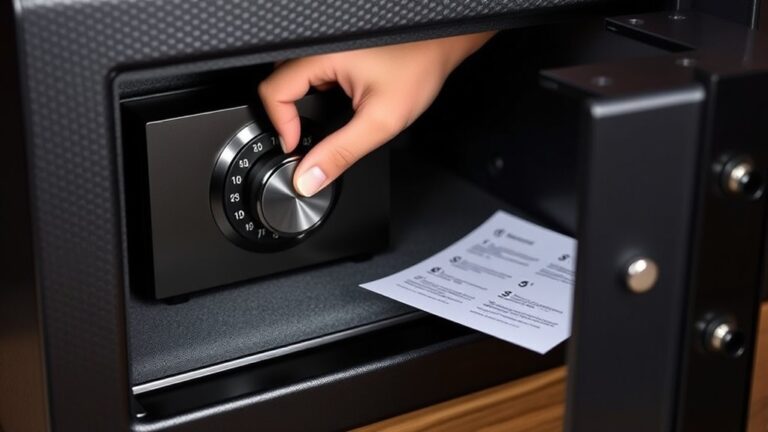 open combination gun safe