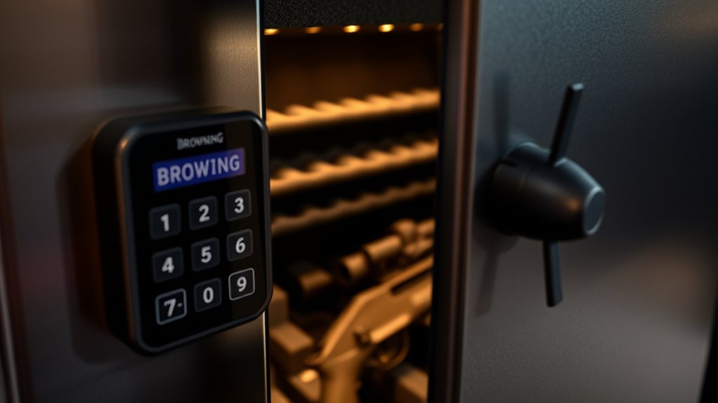 opening a browning gun safe