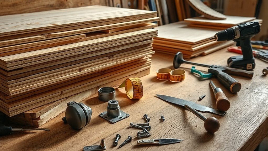 8 Simple Steps to Build a Wooden Gun Safe 2 prepare materials and tools