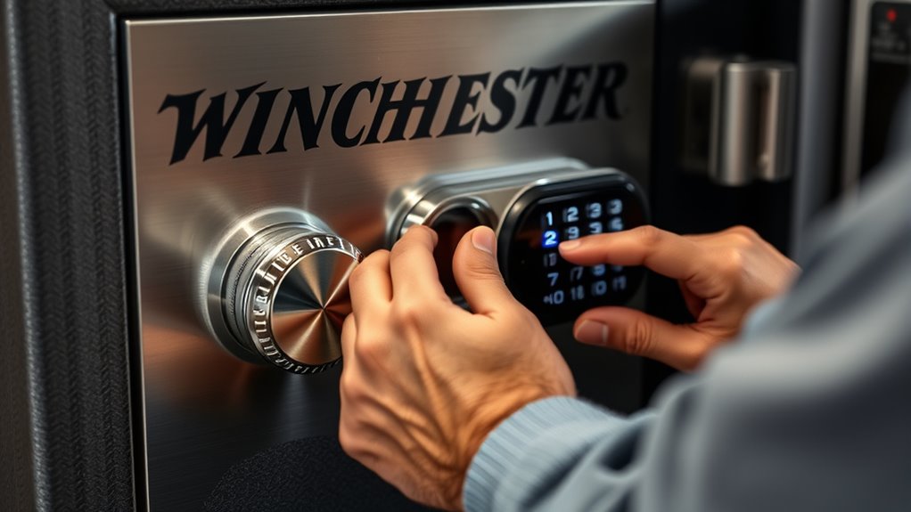 resetting your winchester safe