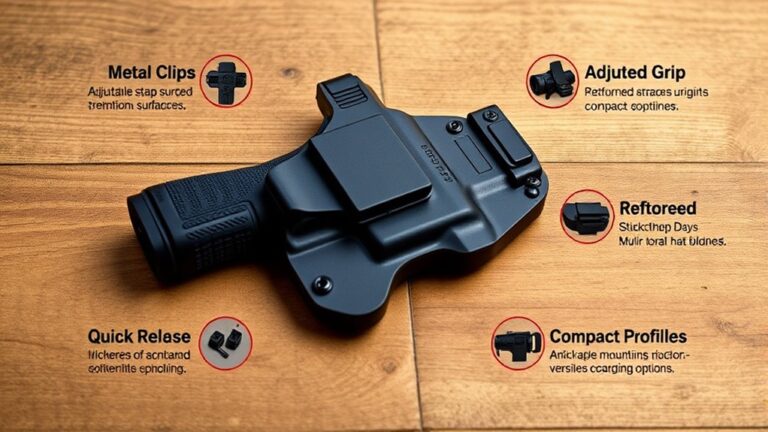 retention holster key features