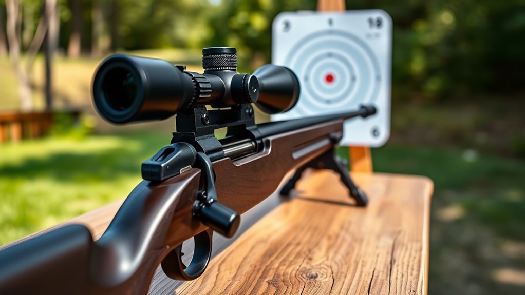 rifle and scope preparation
