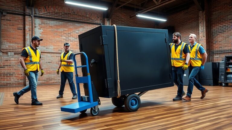 safely move heavy safe