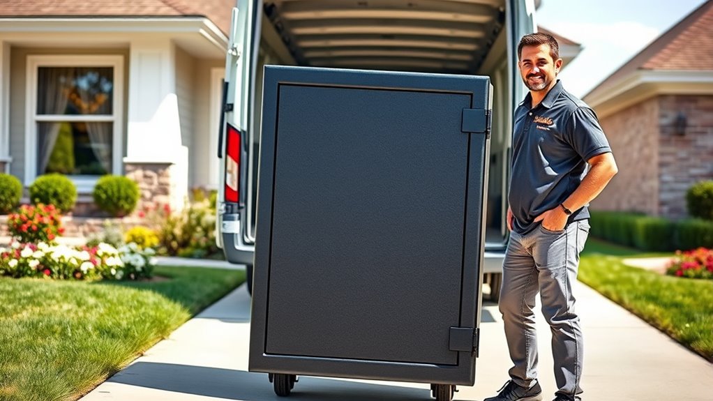 scheels gun safe delivery