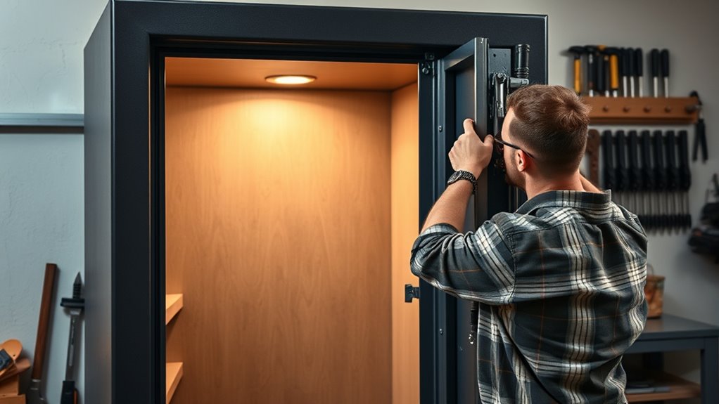 secure your gun safe