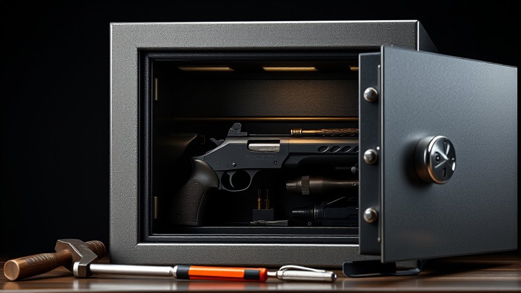 unlocking a gun safe