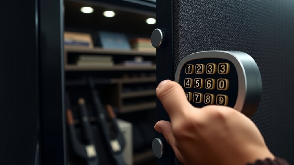 unlocking your gun safe